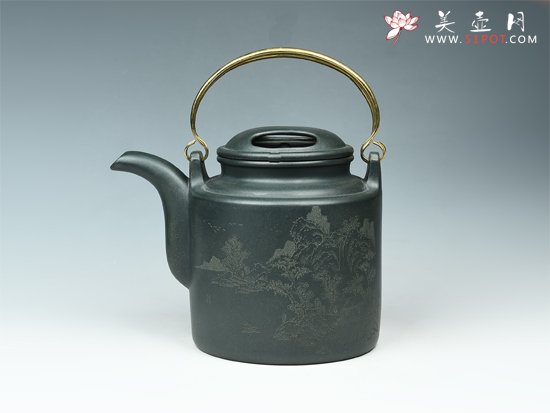 紫砂壶图片：洋桶 - 美壶网