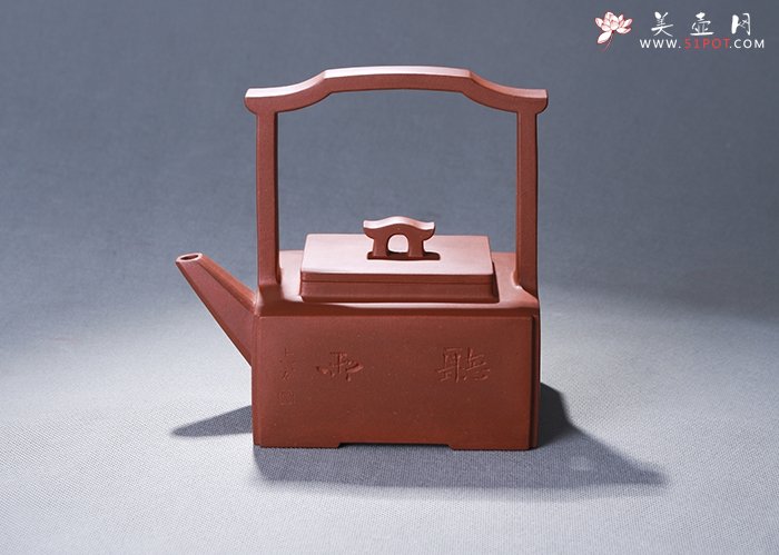 紫砂壶图片：明居提梁 - 美壶网