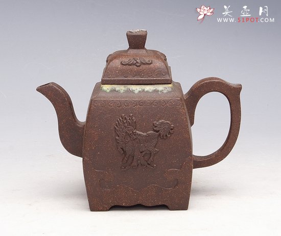 紫砂壶图片：四方麒麟 - 美壶网