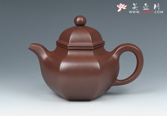 紫砂壶图片：六方掇球 - 美壶网