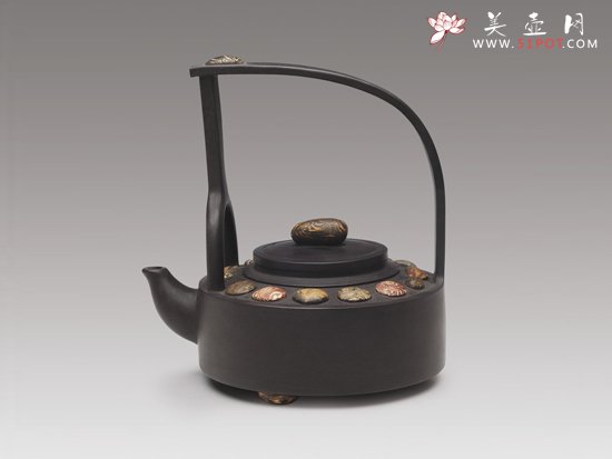 紫砂壶图片：雨花提梁 - 美壶网