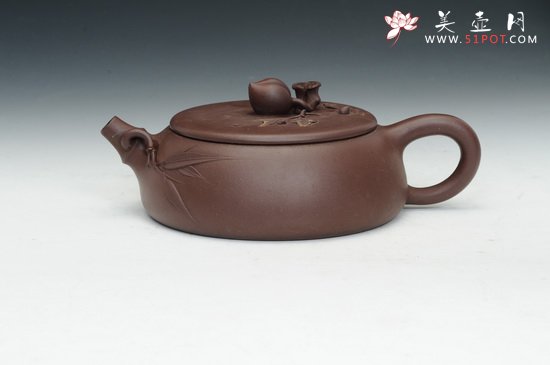 紫砂壶图片：竹寿 - 美壶网