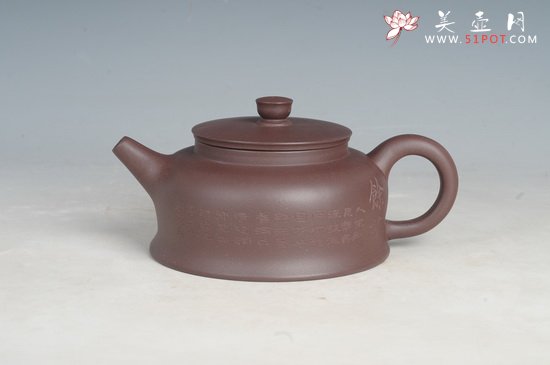 紫砂壶图片：扁福 - 美壶网