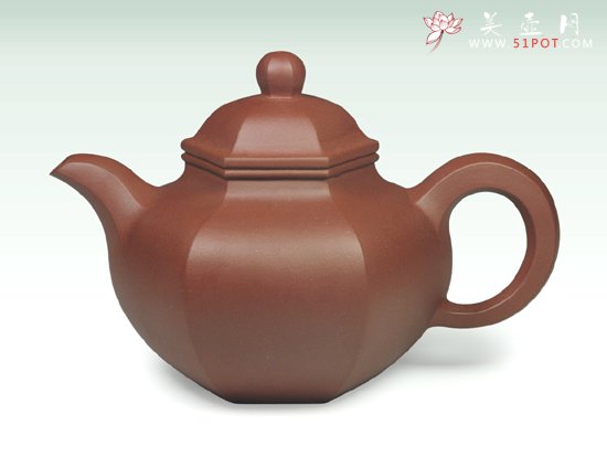 紫砂壶图片：六方掇球 - 美壶网