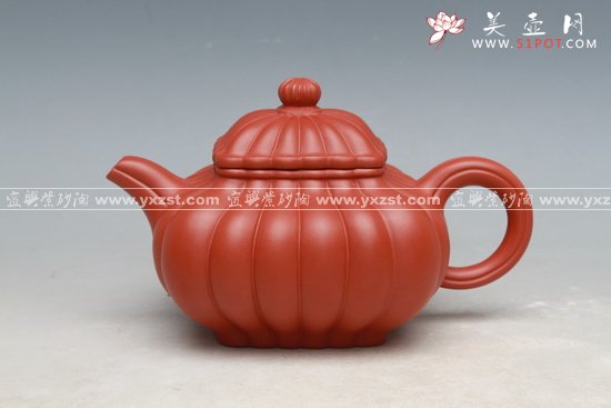 紫砂壶图片：锦囊石瓢 - 美壶网