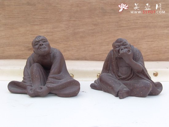 紫砂壶图片：趣味罗汉系列作者：高级工艺师吴克强 - 美壶网