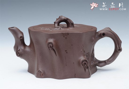 紫砂壶图片：梅桩壶 - 美壶网