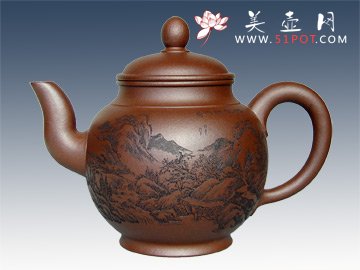 紫砂壶图片：高山流水 - 美壶网