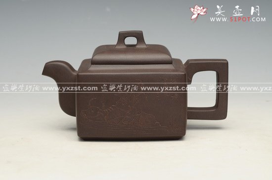 紫砂壶图片：亚明四方 - 美壶网