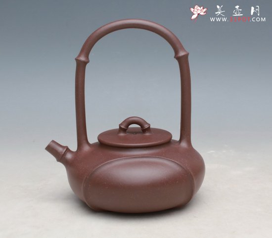 紫砂壶图片：韵竹提梁 - 美壶网