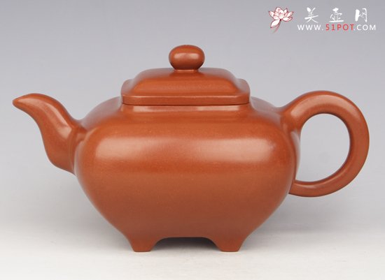 紫砂壶图片：朱泥传炉（坯） - 美壶网