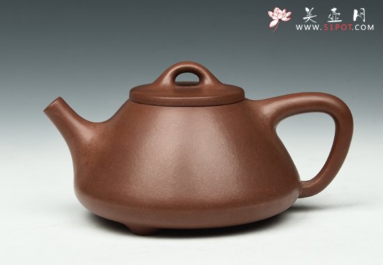 紫砂壶图片：小子冶石瓢 - 美壶网