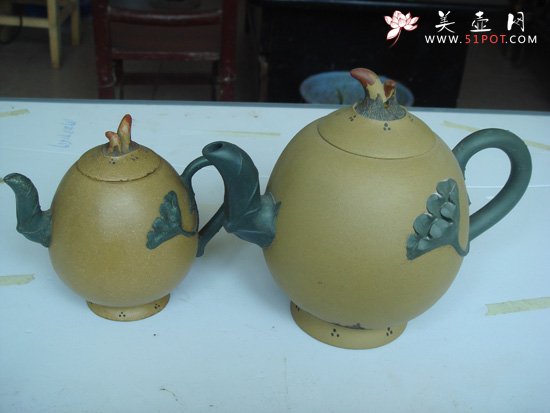 紫砂壶图片：荷叶段 - 美壶网