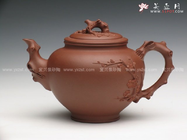 紫砂壶图片：咏梅 - 美壶网