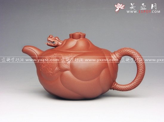 紫砂壶图片：鱼化龙 - 美壶网