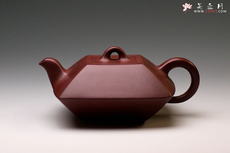 紫砂壶图片：四方合斗壶 - 美壶网