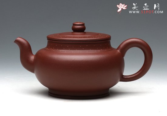 紫砂壶图片：铺砂线圆 - 美壶网