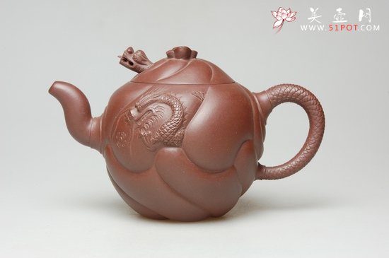 紫砂壶图片：鱼化龙 - 美壶网