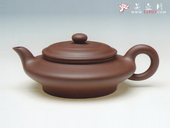 紫砂壶图片：虚扁 - 美壶网