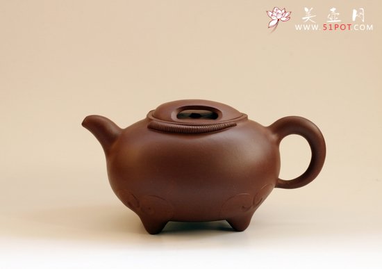 紫砂壶图片：富贵如意牛 - 美壶网