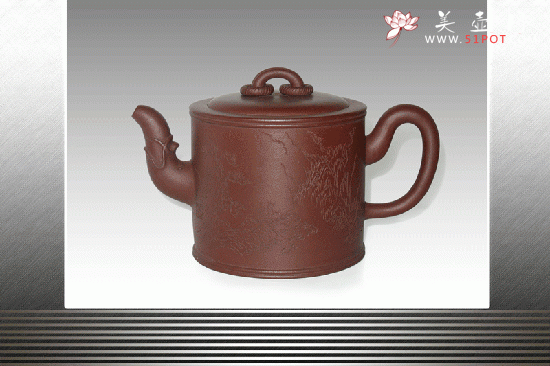 紫砂壶图片：神龙双圈 - 美壶网