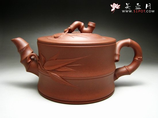 紫砂壶图片：可心竹段 - 美壶网