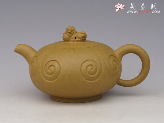 紫砂壶图片：狮球如意 - 美壶网