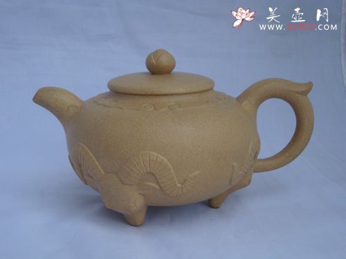 紫砂壶图片：三羊开泰 - 美壶网