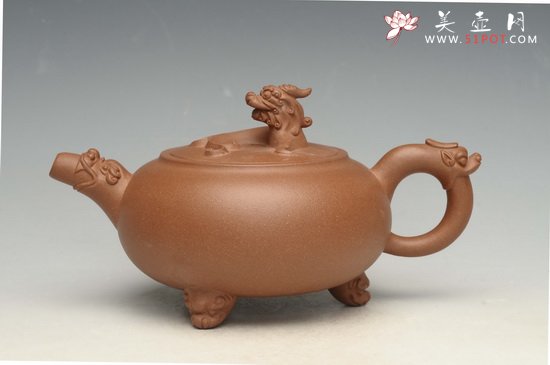 紫砂壶图片：苍龙教子 - 美壶网