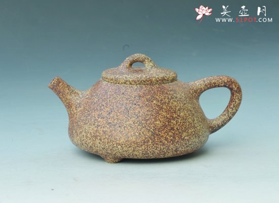 紫砂壶图片：子冶石瓢(鹌鹑蛋) - 美壶网