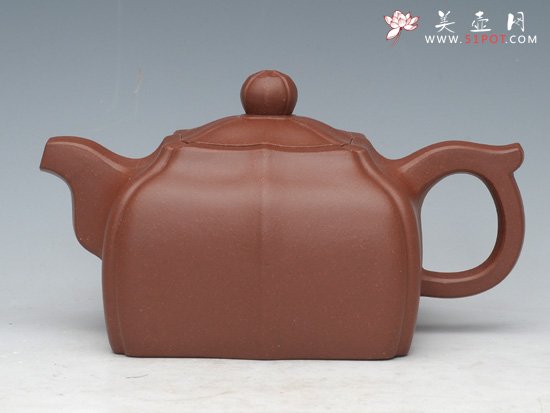紫砂壶图片：四方筋囊 - 美壶网