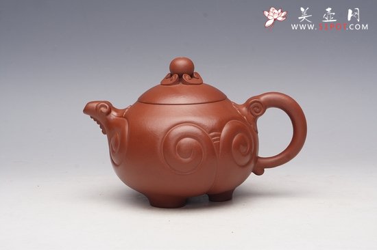 紫砂壶图片：三阳开泰 清水泥 350CC - 美壶网