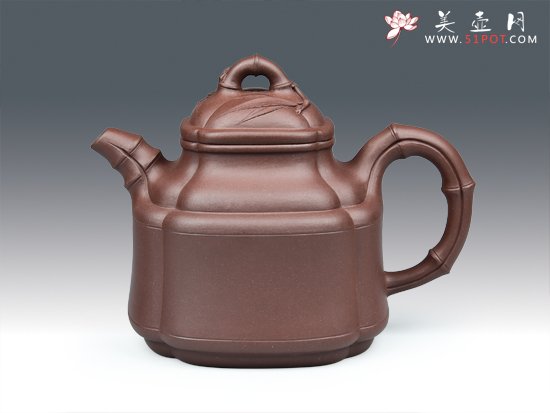 紫砂壶图片：竹鼎 - 美壶网