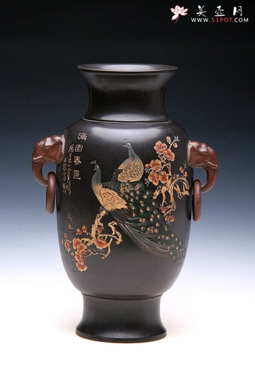 紫砂壶图片：满园春色 - 美壶网