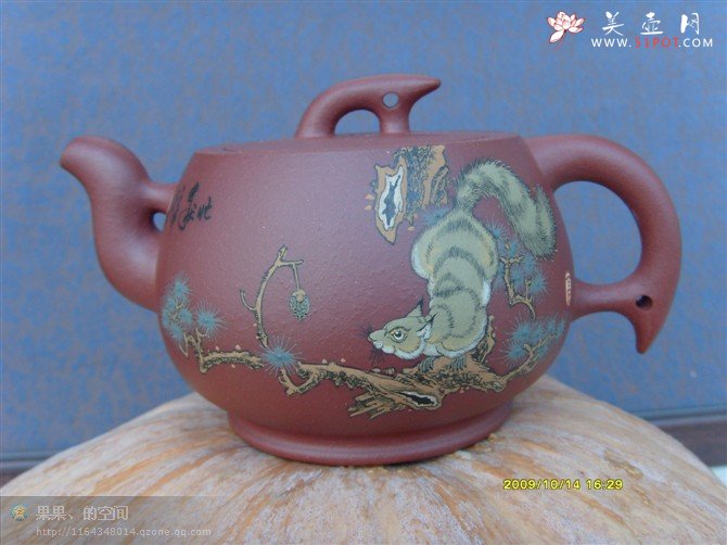 紫砂壶图片：金秋: - 美壶网