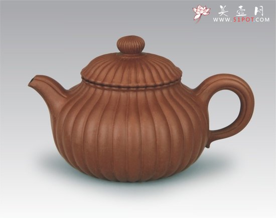 紫砂壶图片：椭圆掇只 - 美壶网