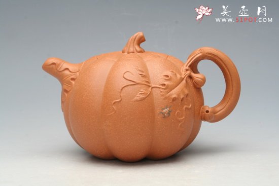 紫砂壶图片：南瓜壶 - 美壶网