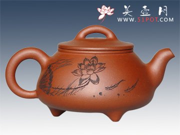 紫砂壶图片：石瓢 - 美壶网