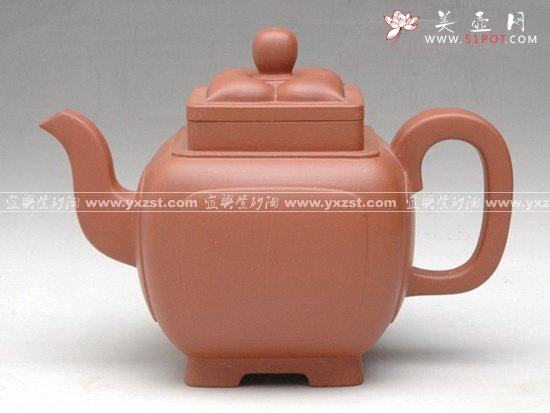 紫砂壶图片：方菱花 - 美壶网