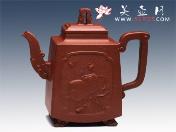 紫砂壶图片：福寿双全 - 美壶网