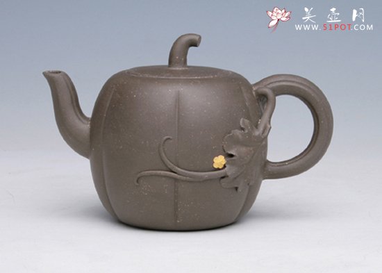 紫砂壶图片：香瓜壶小品 - 美壶网