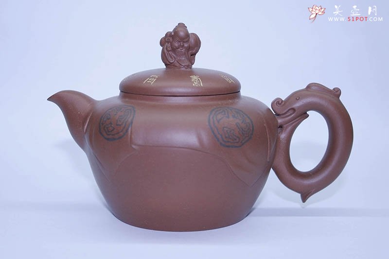 紫砂壶图片：万寿无疆 - 美壶网