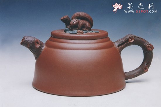 紫砂壶图片：松涛清水泥 - 美壶网