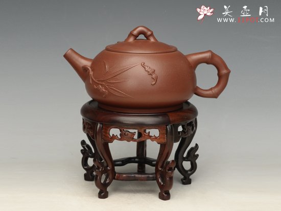 紫砂壶图片：祝福   容量：400cc - 美壶网