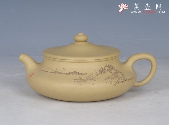 紫砂壶图片：君子山水 - 美壶网
