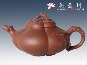 紫砂壶图片：梅花壶 - 美壶网
