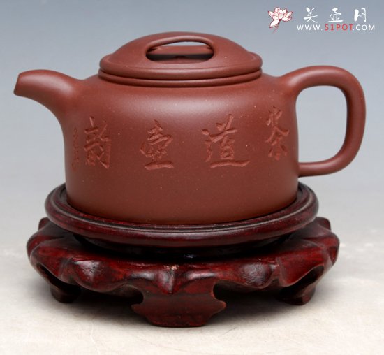 紫砂壶图片：牛盖莲子 - 美壶网