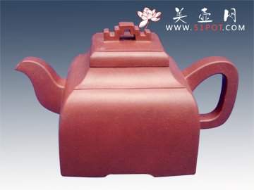 紫砂壶图片：四方桥顶 - 美壶网