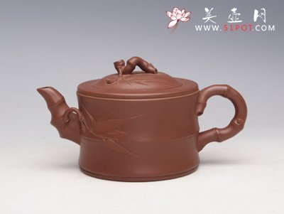 紫砂壶图片：竹段 - 美壶网