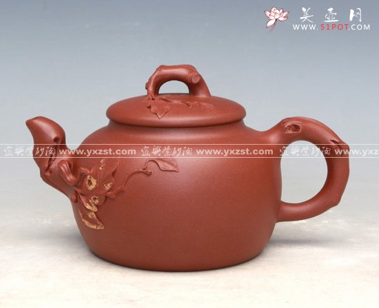 紫砂壶图片：花之韵 - 美壶网